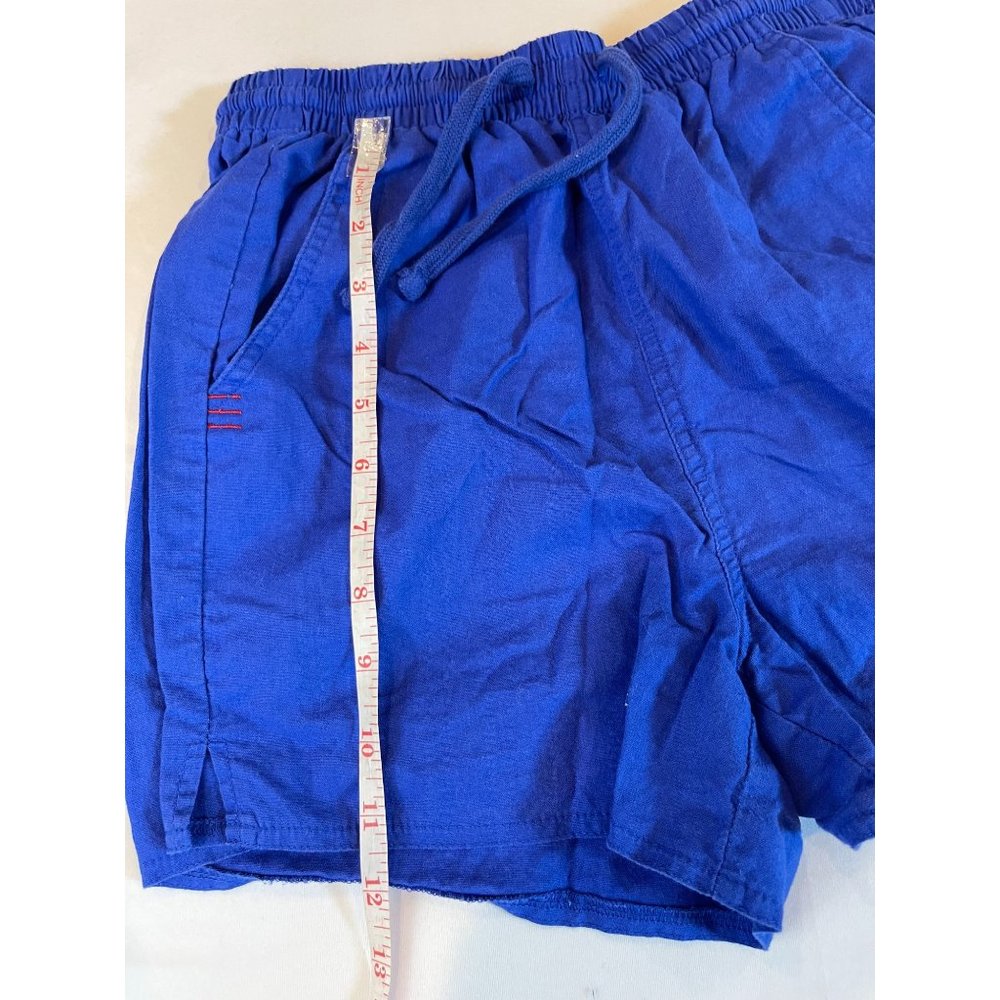 BDG Urban Outfitters Women Athletic Shorts Drawstring Waist 100% Cotton Blue S - Picture 4 of 9